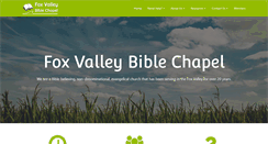Desktop Screenshot of foxvalleybiblechapel.org