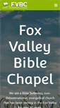 Mobile Screenshot of foxvalleybiblechapel.org